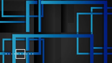 Vektör Modern Soyut Kareler Arka Planlar . siyah yeşil degrade ile. eps 10 şablonu