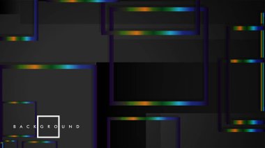 Modern Soyut Vektör Kutusu Arka Plan. renkli degrade şeritler ile. eps 10 şablonu