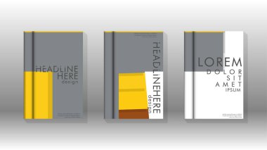 Kapak kitabı kavramı soyut geometrik arka plan renk ve şekillerin bir kombinasyonu ile