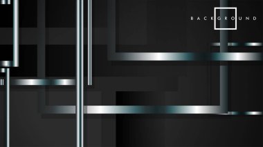 Modern Soyut Vektör Kutusu Arka Plan. beyaz degrade şeritler ile. eps 10 şablonu