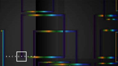 Modern Soyut Vektör Kutusu Arka Plan. renkli degrade şeritler ile. eps 10 şablonu