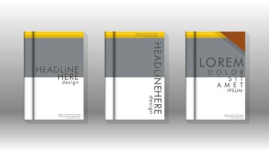 Kapak kitabı kavramı soyut geometrik arka plan renk ve şekillerin bir kombinasyonu ile