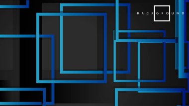 Vektör Modern Soyut Kareler Arka Planlar . siyah yeşil degrade ile. eps 10 şablonu