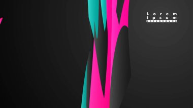 Renkli geometrik arka planlar. Basit form kompozisyonu. Eps10 vektör şablonu