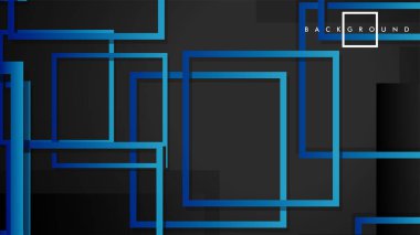 Vektör Modern Soyut Kareler Arka Planlar . siyah yeşil degrade ile. eps 10 şablonu