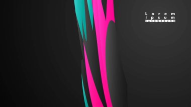 Renkli geometrik arka planlar. Basit form kompozisyonu. Eps10 vektör şablonu