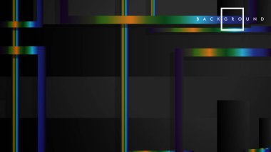 Modern Soyut Vektör Kutusu Arka Plan. renkli degrade şeritler ile. eps 10 şablonu