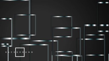 Modern Soyut Vektör Kutusu Arka Plan. beyaz degrade şeritler ile. eps 10 şablonu