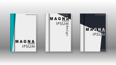 Soyut kitap kapağı düzeninin arka planı. Broşürler, dergiler, vektör şablonları vb. için. Modern tasarımlar Eps 10'da geometrik desenler oluşturur