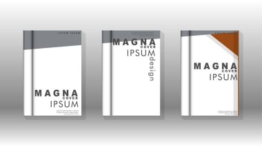 Kapak kitabı kavramı soyut geometrik arka plan renk ve şekillerin bir kombinasyonu ile