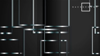 Modern Soyut Vektör Kutusu Arka Plan. beyaz degrade şeritler ile. eps 10 şablonu