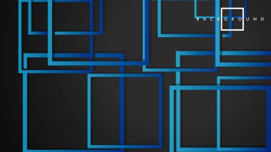 Vektör Modern Soyut Kareler Arka Planlar . siyah yeşil degrade ile. eps 10 şablonu