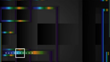 Modern Soyut Vektör Kutusu Arka Plan. renkli degrade şeritler ile. eps 10 şablonu