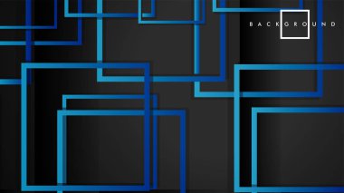 Vektör Modern Soyut Kareler Arka Planlar . siyah yeşil degrade ile. eps 10 şablonu