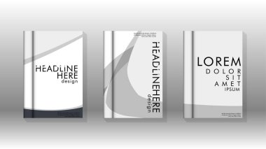 Arka kapak sıvı elemanları ile. Tasarım kavramı kitap. Fütüristik iş düzeni. Dijital poster şablonu. Tasarlamak vektör - eps10