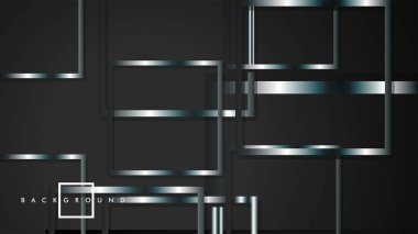 Modern Soyut Vektör Kutusu Arka Plan. beyaz degrade şeritler ile. eps 10 şablonu