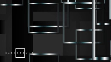 Modern Soyut Vektör Kutusu Arka Plan. beyaz degrade şeritler ile. eps 10 şablonu