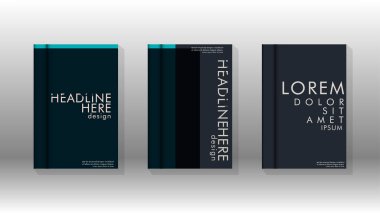 Soyut kitap kapağı düzeninin arka planı. Broşürler, dergiler, vektör şablonları vb. için. Modern tasarımlar Eps 10'da geometrik desenler oluşturur