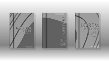 Geometrik tasarım arka planlı kapak kitabı.