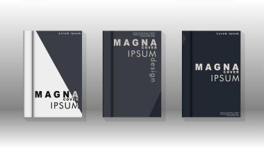 Soyut kitap kapağı düzeninin arka planı. Broşürler, dergiler, vektör şablonları vb. için. Modern tasarımlar Eps 10'da geometrik desenler oluşturur