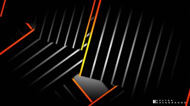 Soyut vektör arka planı. Geometrik Çizgiler