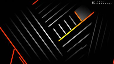 Soyut vektör arka planı. Geometrik Çizgiler