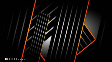 Soyut vektör arka planı. Geometrik Çizgiler