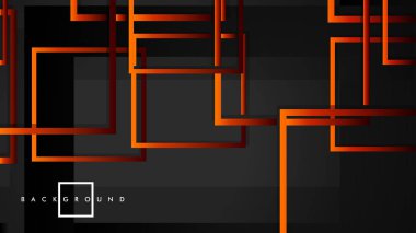 Vektör Modern Soyut Kareler Arka Planlar . siyah kırmızı turuncu degrade ile. eps 10 şablonu