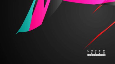 Renkli geometrik arka planlar. Basit form kompozisyonu. Eps10 vektör şablonu