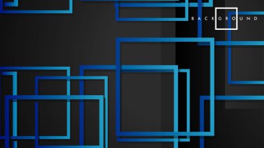 Vektör Modern Soyut Kareler Arka Planlar . siyah yeşil degrade ile. eps 10 şablonu