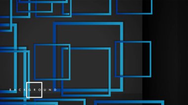 Vektör Modern Soyut Kareler Arka Planlar . siyah yeşil degrade ile. eps 10 şablonu