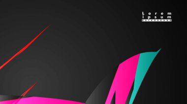 Renkli geometrik arka planlar. Basit form kompozisyonu. Eps10 vektör şablonu