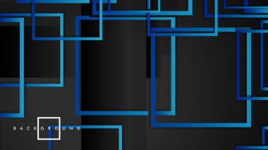 Vektör Modern Soyut Kareler Arka Planlar . siyah yeşil degrade ile. eps 10 şablonu