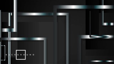 Modern Soyut Vektör Kutusu Arka Plan. beyaz degrade şeritler ile. eps 10 şablonu