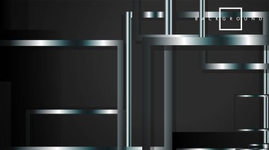 Modern Soyut Vektör Kutusu Arka Plan. beyaz degrade şeritler ile. eps 10 şablonu