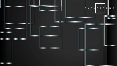 Modern Soyut Vektör Kutusu Arka Plan. beyaz degrade şeritler ile. eps 10 şablonu