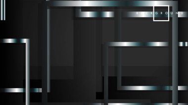 Modern Soyut Vektör Kutusu Arka Plan. beyaz degrade şeritler ile. eps 10 şablonu