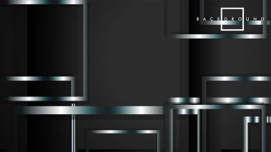 Modern Soyut Vektör Kutusu Arka Plan. beyaz degrade şeritler ile. eps 10 şablonu