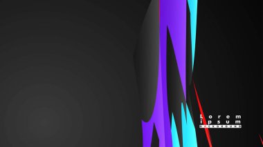 Renkli geometrik arka planlar. Basit form kompozisyonu. Eps10 vektör şablonu