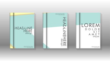 Kapak kitabı kavramı soyut geometrik arka plan renk ve şekillerin bir kombinasyonu ile