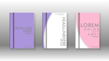 Posterler, kapaklar, broşürler, şirket yıllık iş, vb için soyut daire şekil arka planlar.