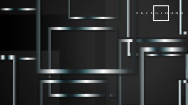 Modern Soyut Vektör Kutusu Arka Plan. beyaz degrade şeritler ile. eps 10 şablonu