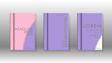 Kurumsal iş yıllık rapor kitap kapağı broşür el ilanı posteri için soyut düşük daire şekil arka plan. Eps10 vektör şablonu