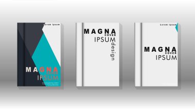 Soyut kitap kapağı düzeninin arka planı. Broşürler, dergiler, vektör şablonları vb. için. Modern tasarımlar Eps 10'da geometrik desenler oluşturur