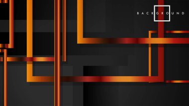 Vektör Modern Soyut Kareler Arka Planlar . siyah ve metal renk degradesi ile. eps 10 şablonu