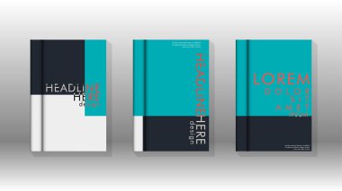 Soyut kitap kapağı düzeninin arka planı. Broşürler, dergiler, vektör şablonları vb. için. Modern tasarımlar Eps 10'da geometrik desenler oluşturur