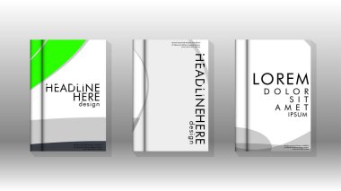 Arka kapak sıvı elemanları ile. Tasarım kavramı kitap. Fütüristik iş düzeni. Dijital poster şablonu. Tasarlamak vektör - eps10