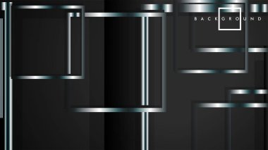 Modern Soyut Vektör Kutusu Arka Plan. beyaz degrade şeritler ile. eps 10 şablonu