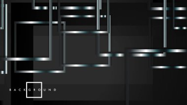 Modern Soyut Vektör Kutusu Arka Plan. beyaz degrade şeritler ile. eps 10 şablonu