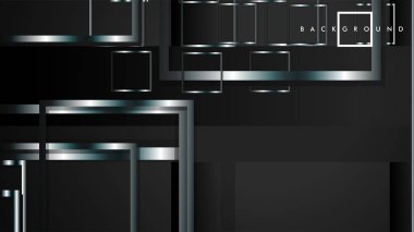 Modern Soyut Vektör Kutusu Arka Plan. beyaz degrade şeritler ile. eps 10 şablonu